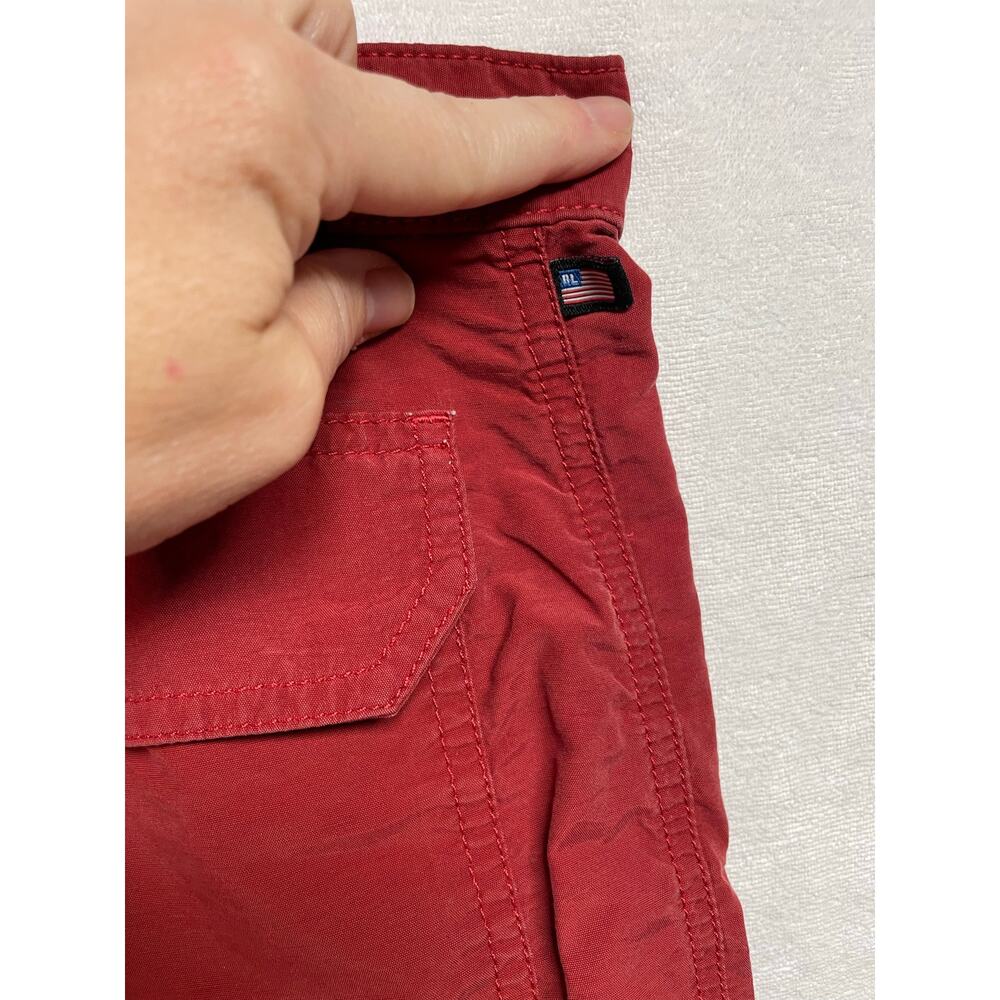 Polo Jeans co Ralph Lauren womens red shorts sz 10 w 16.25" rise 3.5 - Picture 3 of 6